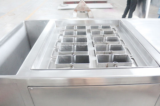 Mini usine de glace 1 tonne Compact Bloc de glace machine avec des composants électriques Schneider