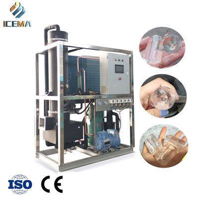 Bon prix Machine de fabrication de glace à tubes industriels pour restaurant 1T 5T 10T Facile à utiliser 220V/380V en ligne