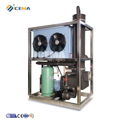 Machine de fabrication de glace à tubes industriels pour restaurant 1T 5T 10T Facile à utiliser 220V/380V