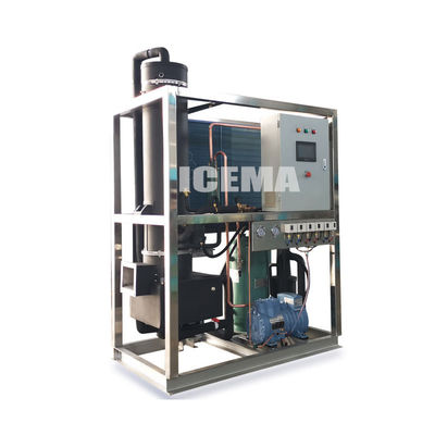 Machine de fabrication de glace à tubes industriels pour restaurant 1T 5T 10T Facile à utiliser 220V/380V