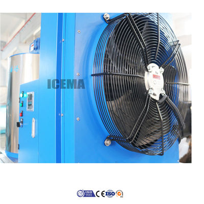 3.6KW Fabricant de flocons de glace portables industriels pour poissons 1T/2T/3T/5T machine à glace en flocons