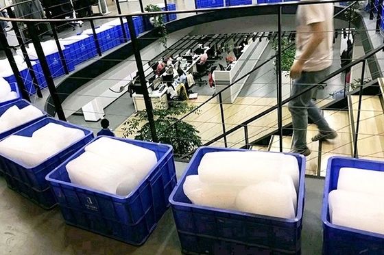 600 kg machine de fabrication de glace industrielle sur mesure pour exploitation minière d'énergie