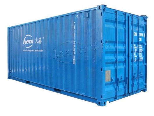 RefComp Compresseur 31.25KW 8T Container Bloc de glace machine amovible pour le port et le quai