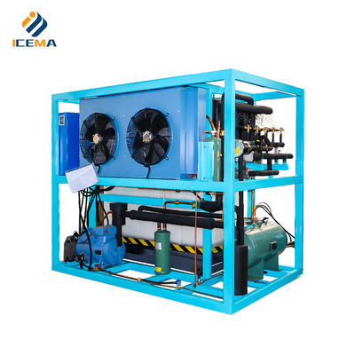 Production industrielle de glace 400 kg machine de glaçage en acier inoxydable avec refroidissement direct