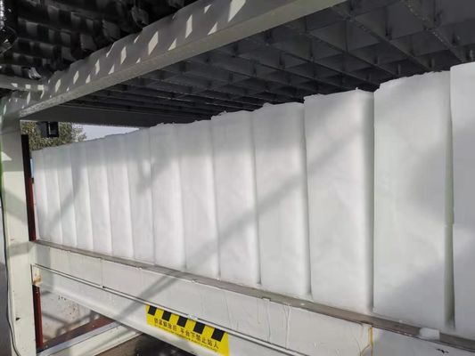 Conception de la machine à glace industrielle de 15 tonnes Bloc de refroidissement direct Glace B 320x120x800 mm