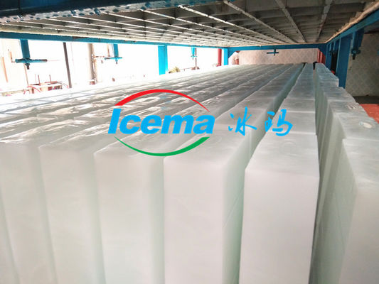 1 tonne machine à glace industrielle à refroidissement direct et autre capacité de stockage de glace