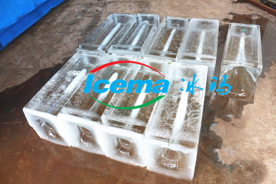 Machine de fabrication de glace industrielle de 5 tonnes avec refroidissement direct et réfrigérant R404A/R22