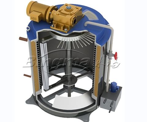 Machine industrielle de fabrication de flocons de glace à haute productivité 10T/24H pour la pêche des fruits de mer