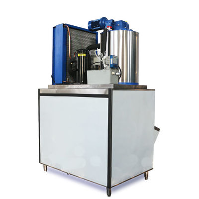 Machine industrielle de fabrication de flocons de glace pour la pêche 1T/24H réfrigérant agricole R404A/R22