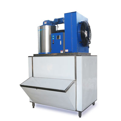 Machine industrielle de fabrication de flocons de glace pour la pêche 1T/24H réfrigérant agricole R404A/R22