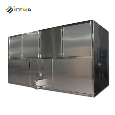 Capacité de stockage de glace de 350 kg 5T/24H Machine de fabrication de glaçons industriels