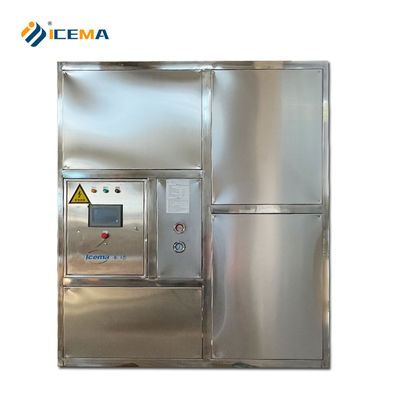 Capacité de stockage de glace de 350 kg 5T/24H Machine de fabrication de glaçons industriels