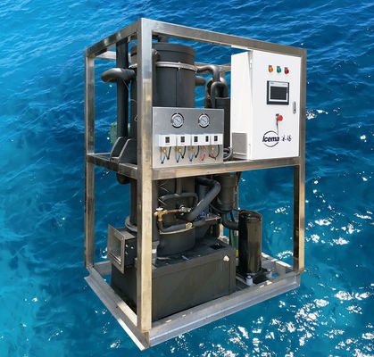 R404a Réfrigérant tube machine à glace 1-5 tonnes / jour Et parfait pour votre entreprise