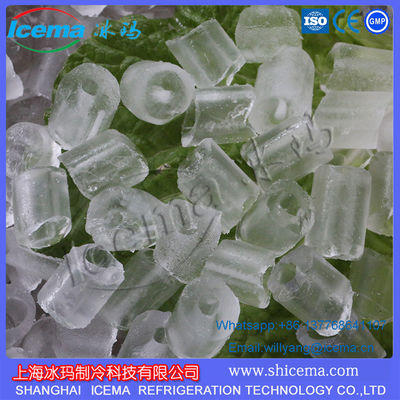 R404a Réfrigérant tube machine à glace 1-5 tonnes / jour Et parfait pour votre entreprise