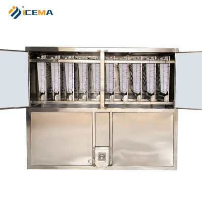 Isolation PU 3000 kg Machine de fabrication de glaçons industriels pour les applications commerciales