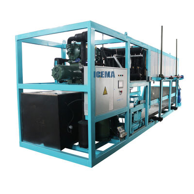 Capacité de refroidissement de 85 kW 12000 KG Machine de fabrication de blocs de glace industriels pour les besoins des clients