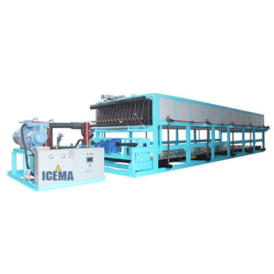 Capacité de refroidissement de 85 kW Machine de blocage de glace industrielle pour la production de glace à grande échelle