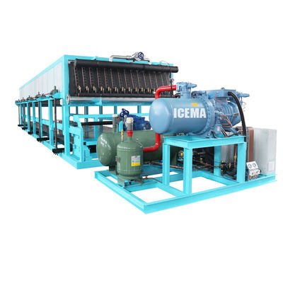 Capacité de refroidissement de 85 kW Machine de blocage de glace industrielle pour la production de glace à grande échelle