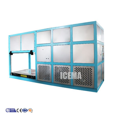 Économie d'énergie 3T machine de fabrication de blocs de glace industriel avec alimentation 380V / 3P / 50hz