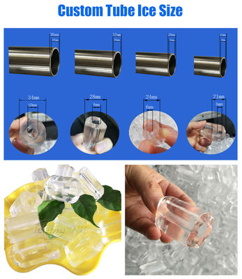 Machine automatique de fabrication de tubes de glace avec une capacité de stockage de 1000 kg de glace aux Philippines