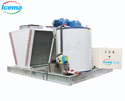 Compact Bitzer Compressor Bloc de glace / machine à faire de la glace en flocons / fabricant de glace pour le commerce