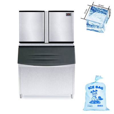 acheter Machine à glaçons cubiques commerciale 1000kg/jour Refroidissement air/eau Contrôle PLC online manufacture