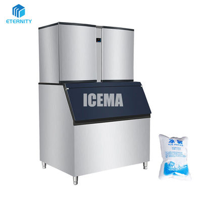 acheter 220-240V R404a / R507a Commercial Ice Cube Machine Facilité d'entretien online manufacture