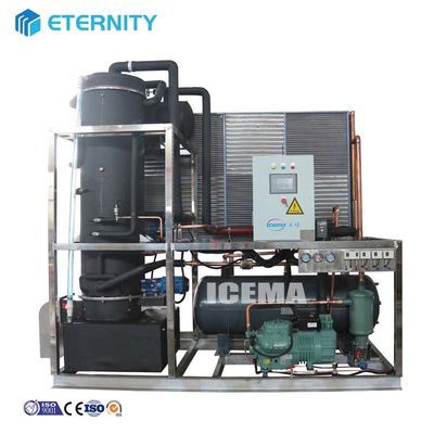acheter Machine de fabrication de tubes de glace 8T entièrement automatique ICEMA avec capacité de stockage de glace personnalisée online manufacture