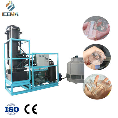 acheter ICEMA 25T/24H Industrial Tube Ice Machine with 21mm/24mm/28mm/34mm Tube Ice and -8 ℃ Temperature for High Efficiency Cooling online manufacture