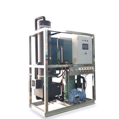 acheter Automatic 1T/24H Large Tube Ice Machine with SUS304 Stainless Steel and R404 Refrigerant for Commercial Use online manufacture