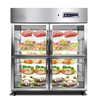 acheter congélateur de réfrigérateur de table de travail de la cuisine 780L avec quatre portes online manufacture