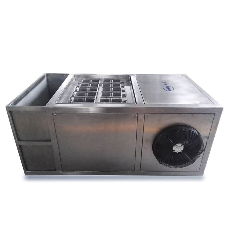 Eau salée industrielle de machine à glace de bloc de réfrigération de la saumure 2T/24H pour l'usine de glace/entreposage au froid/refroidissement/frais
