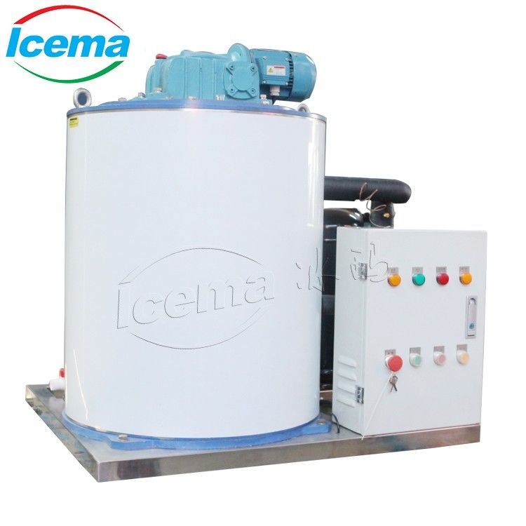 Produits de vente chaude eau douce glace en flocons machine de fabrication de glace et transparent