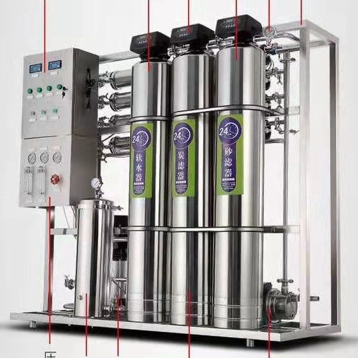 Purificateur d'eau de haute qualité 1000L/H Purificateur d'eau d'usine Purificateur d'eau par osmose inverse pour la fabrication de glace/eau