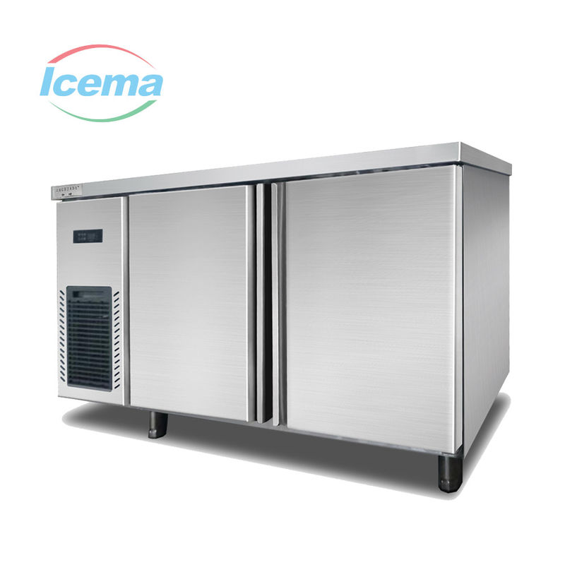 Réfrigérateur en acier inoxydable congélateur à porte réglable et technologie de réfrigération R404A
