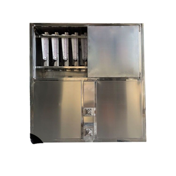 22*22*22mm Cube de glace de taille machine à glaçons industriels avec système de contrôle micro-ordinateur
