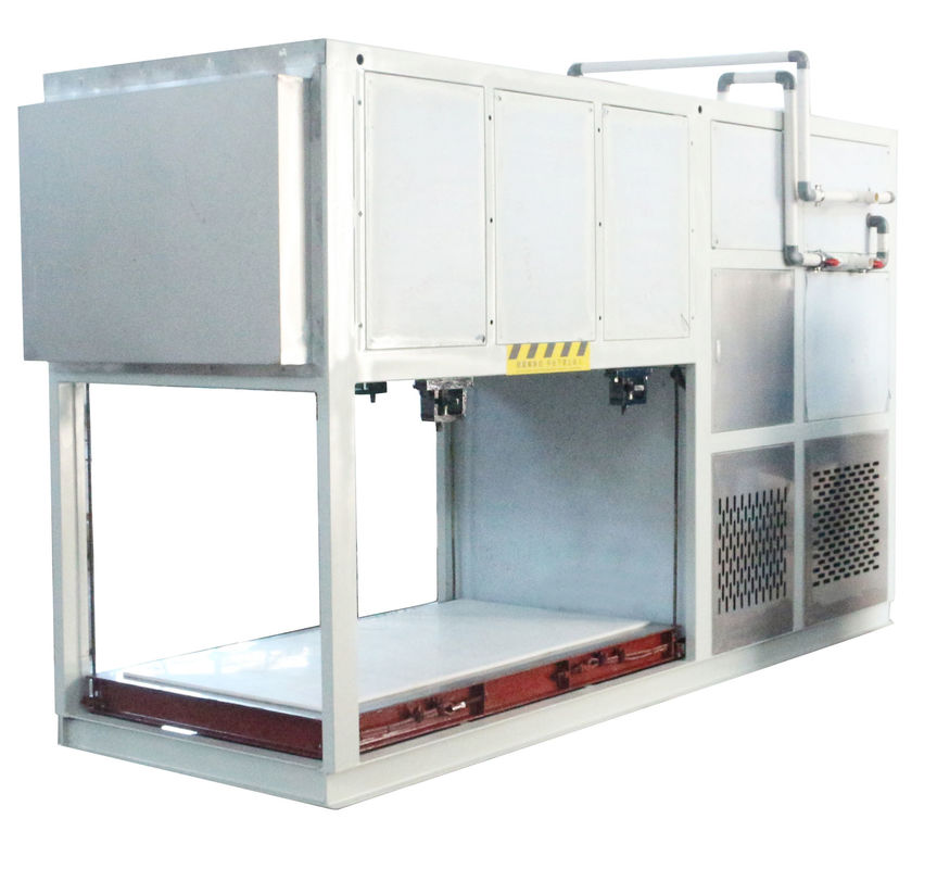 Production industrielle de glace 400 kg machine de glaçage en acier inoxydable avec refroidissement direct