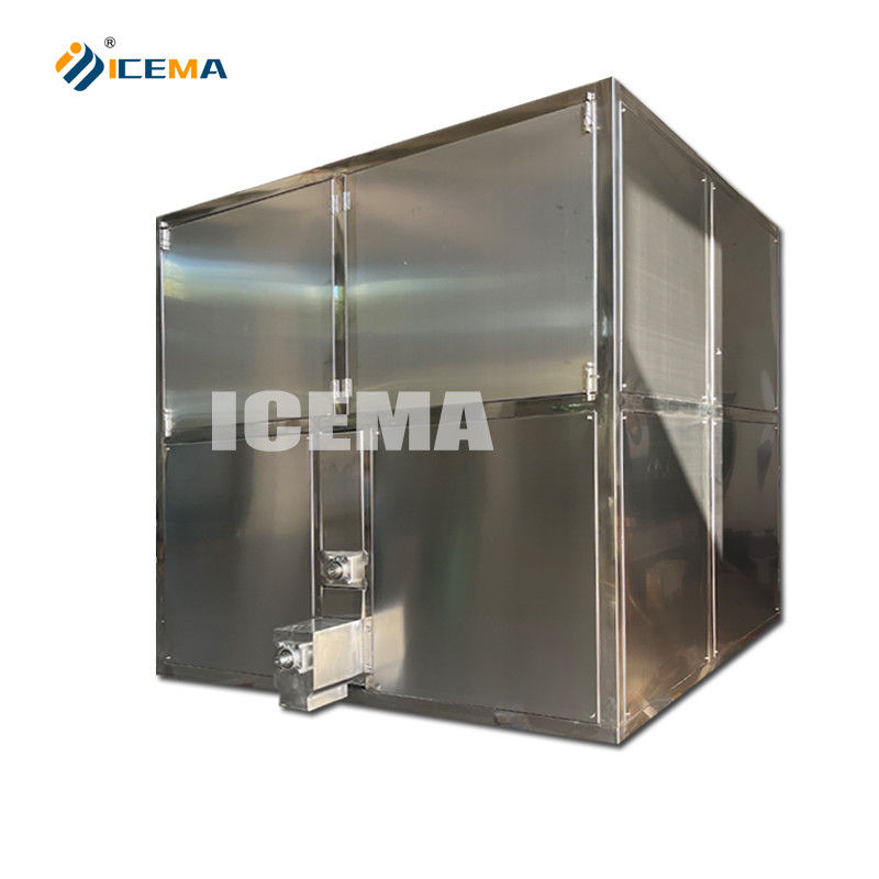 2T machine à glaçons industriel 1860W glaciateur cristal pour le stockage de la glace 2TON avantage