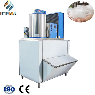 Bon prix Petite usine de glace de flocon de machine à glaçons de flocon de machine à glace d'eau douce commerciale de flocon pour l'usage d'hôtel en ligne