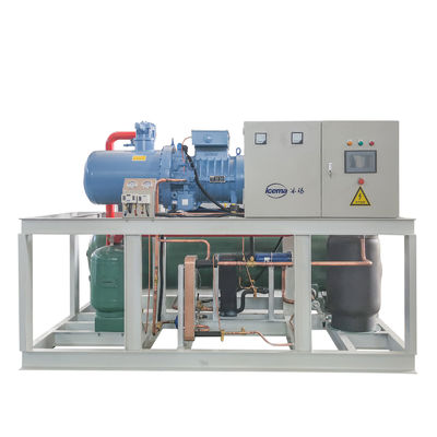Bon prix Machine à glace en bloc de réfrigération à saumure 10T 380V 3P en ligne