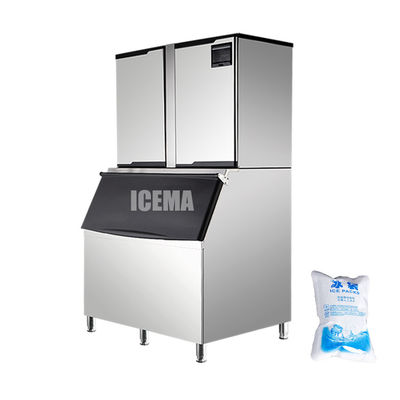 Bon prix ICEMA 1000KG 24H Machine automatique de fabrication de glaçons de 1 tonne avec compresseur Copeland en ligne