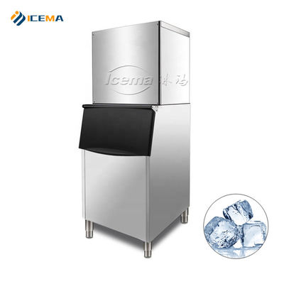 Bon prix 200kg 300kg 400kg 500kg ICEMA machine à faire des glaçons 760*830*1780mm Taille de glace 22x22x22mm en ligne