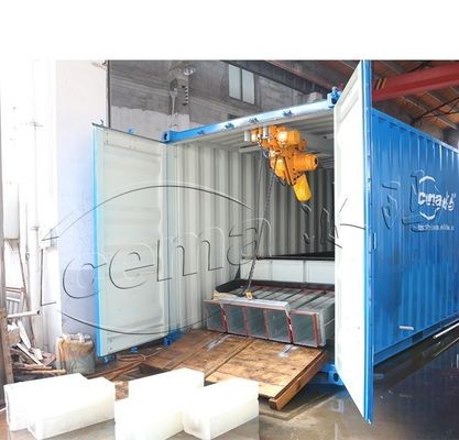 Bon prix Immeuble de glaçage en bloc en conteneurs à refroidissement direct ICEMA Emerson 3 tonnes en ligne