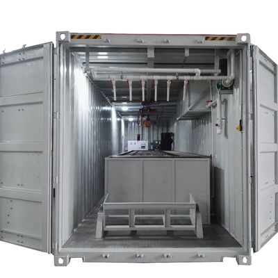 Bon prix 2000 kg machine à glace à bloc de conteneur refroidie à l'air pour une productivité élevée et compétitive en ligne