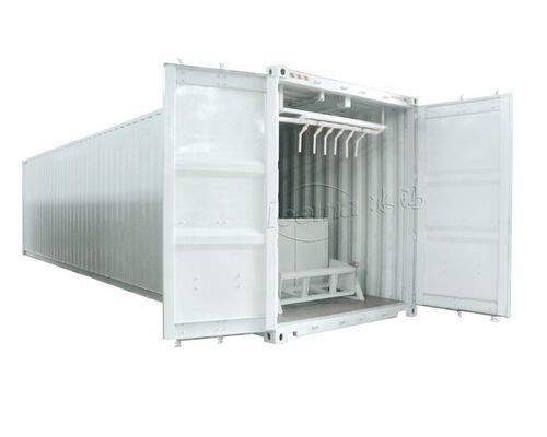 Bon prix 6400*2250*2500 Container Block Ice Machine avec autre capacité de stockage de glace dans les ports et les quais en ligne