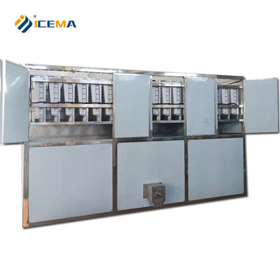 Bon prix Capacité de stockage de glace de 350 kg 5T/24H Machine de fabrication de glaçons industriels en ligne