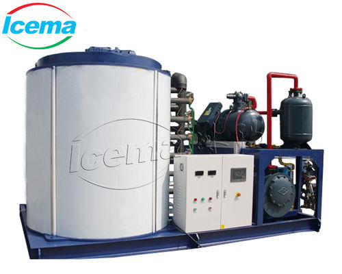 Bon prix Compact Bitzer Compressor Bloc de glace / machine à faire de la glace en flocons / fabricant de glace pour le commerce en ligne