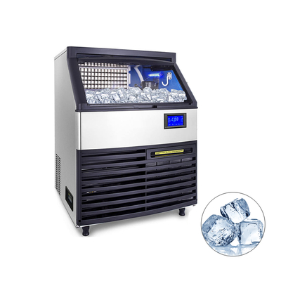 Machine à glaçons commerciaux 25 kg 54 kg 68 kg en acier inoxydable